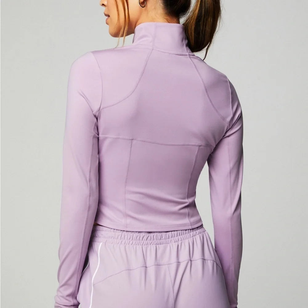 Fabletics Perfect Storm Cropped Train Jacket - Picture 2 of 10